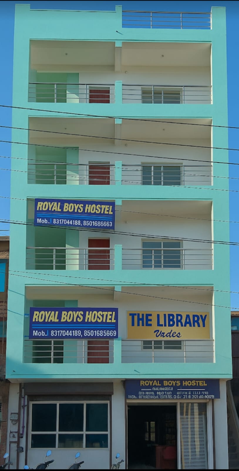 Royal Boys Hostel front view