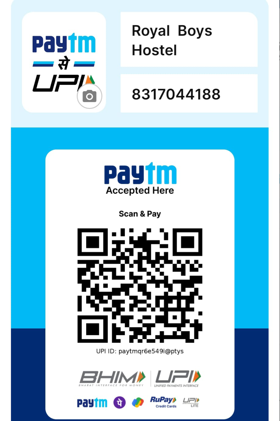 Payment QR Code